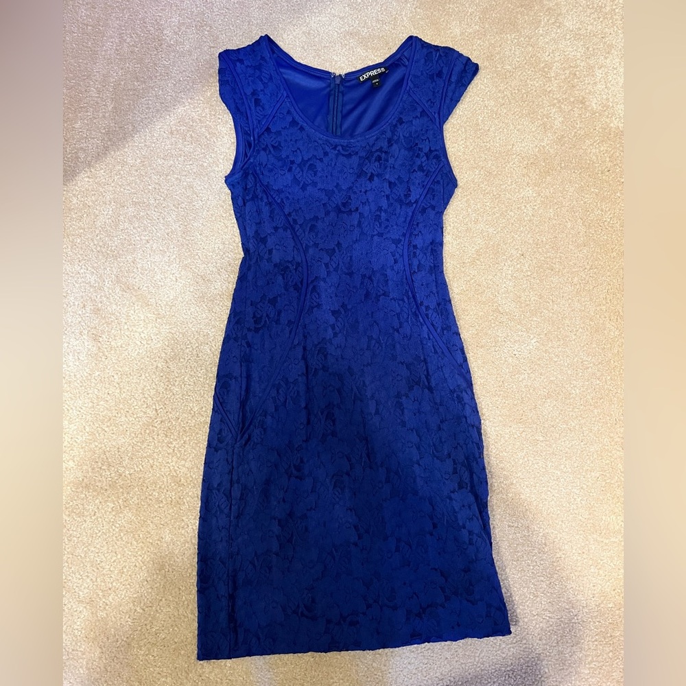 Express- Dress- Lined Lace - Size 4
